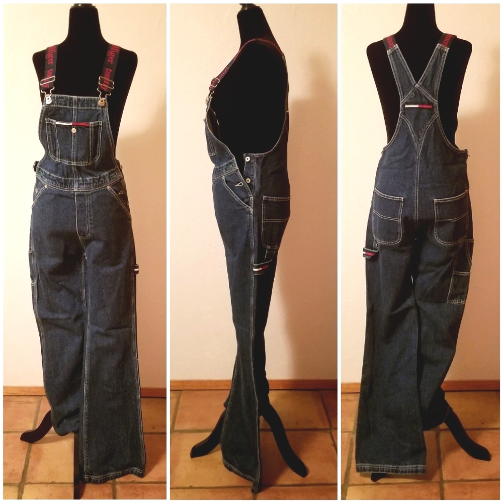 Vintage Tommy Hilfiger Spellout Overalls